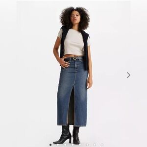 Levi's Column Ankle Skirt